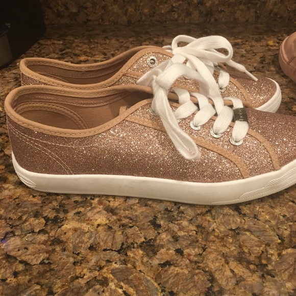 bebe Shoes - Bebe Rose Gold shoes size 8